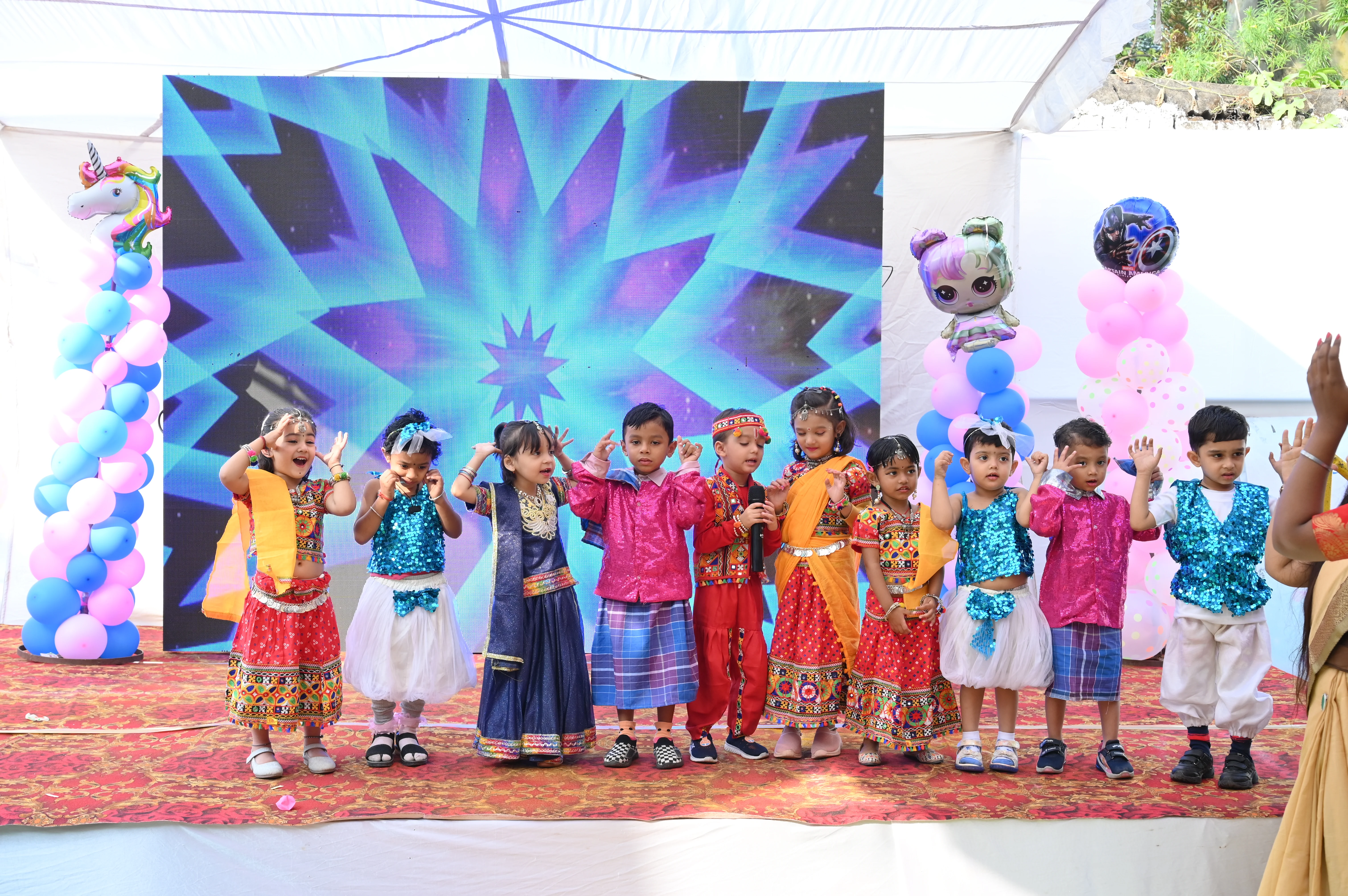 Children at Veda International School